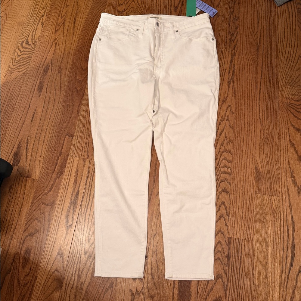 Madewell Women's Skinny Jeans in White-Cream